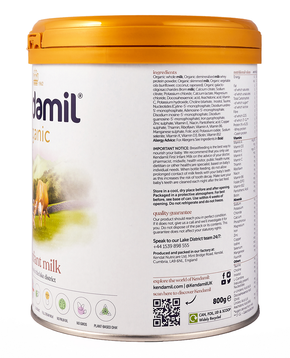 Kendamil Organic Stage 1 Infant Formula // Save $90.00 on