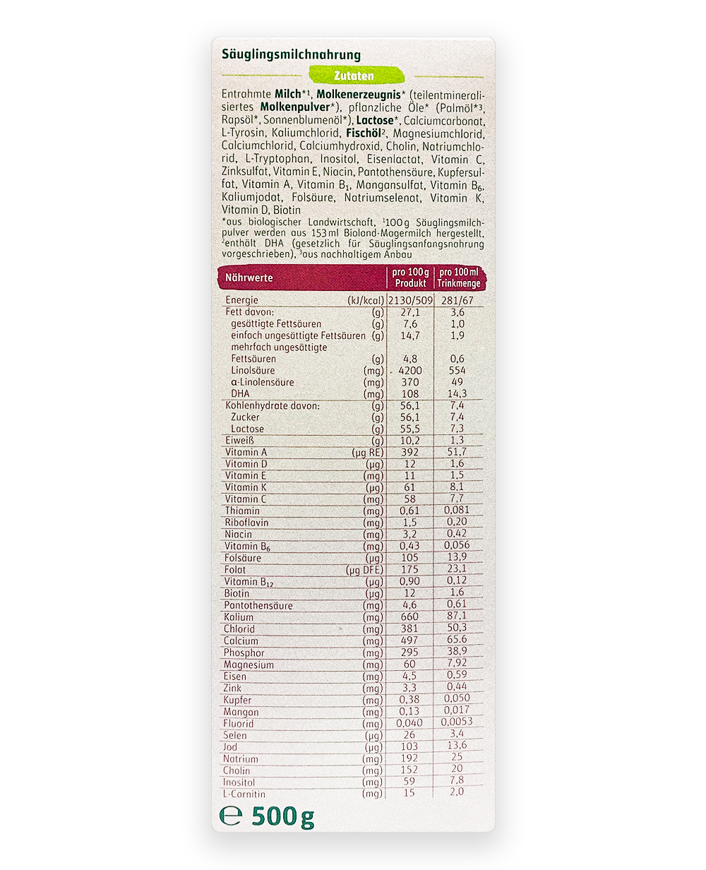 Lebenswert formula best sale instructions